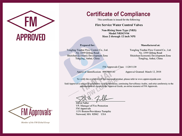 сертификат аутентификации FM в США