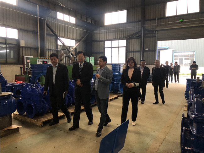 председатель Китайской литейной ассоциации (CFA)  Чжан Либо и шесть других экспертов посетили штаб-квартиру TianHai компании и дочернюю компанию KSW.